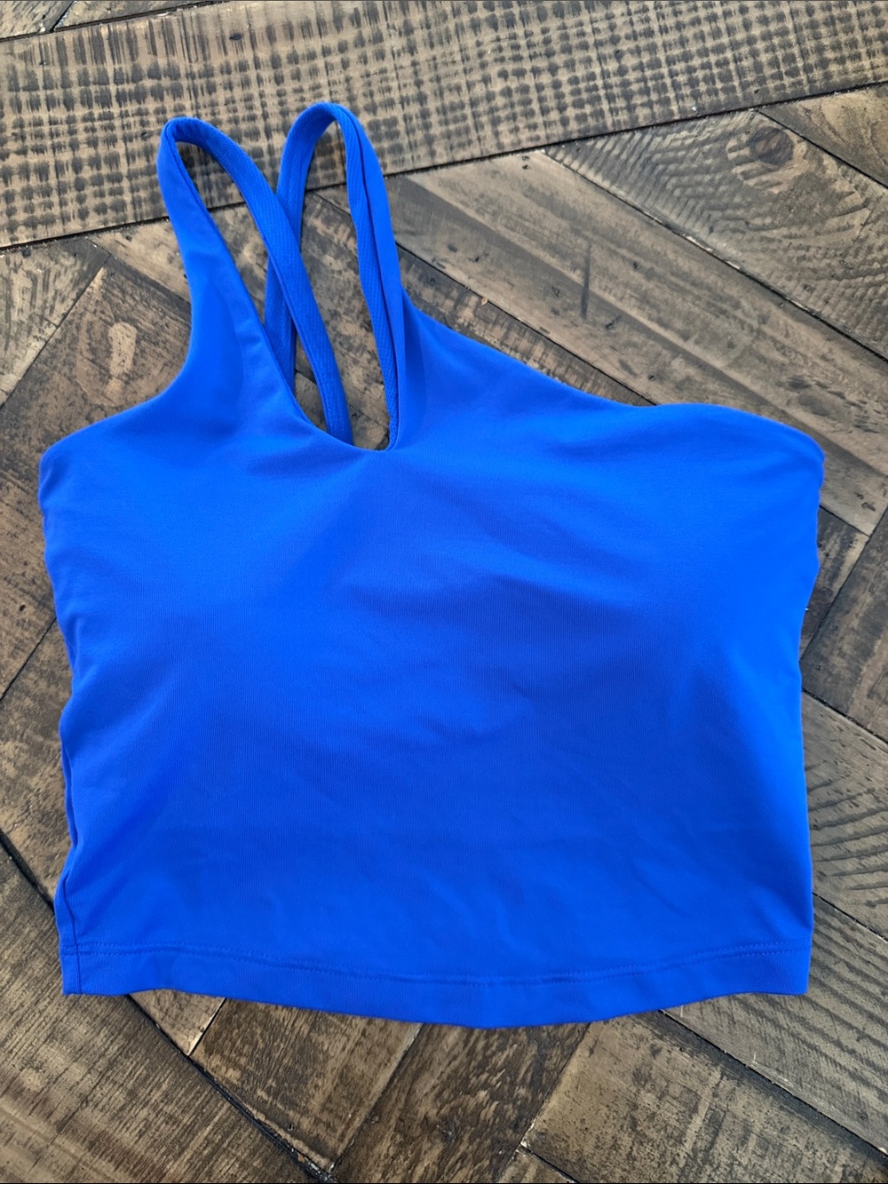 all in motion Electric Blue Strappy Sports Bra